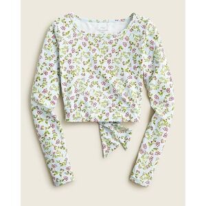 J. Crew Cropped rash guard in cloud meadow floral, NWT, Women's Size XXL